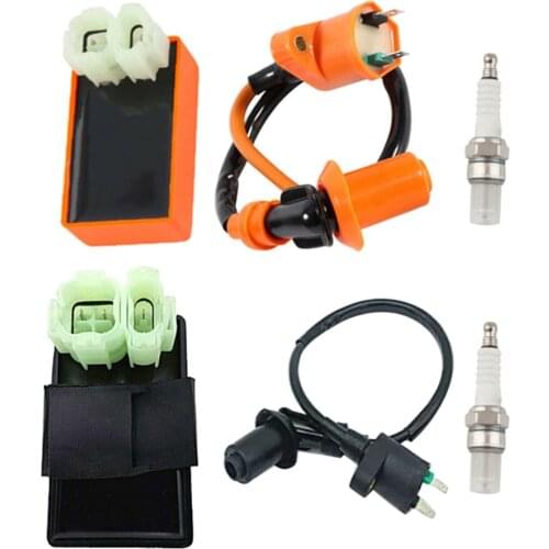Motorcycle Start CDI Device High Voltage Igniter Racing AC 6 Pin CDI Box Ignition Coil Spark Plug For GY6 50-150CC Superb