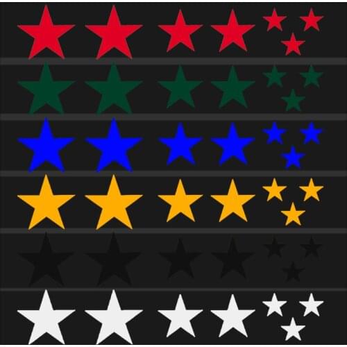 Bicycle Stickers Mountain Bike Reflective Stickers Wheel Frame Pentagram Sticker