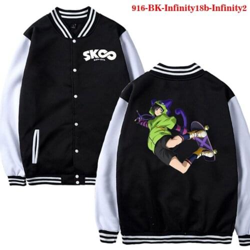 Womens SK8 Jacket The Infinity Langa Hasegawa Hoodie Aesthetic Reki Kya Hoodies Skateboard Streetwear Anime Baseball Clothes