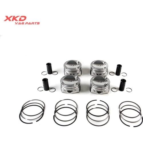 06K107065BL EA888 Gen3B Engine Piston 82.5mm & Ring Kit φ23mm Fit For AU-DI A3 17-19 CZPB DKZA