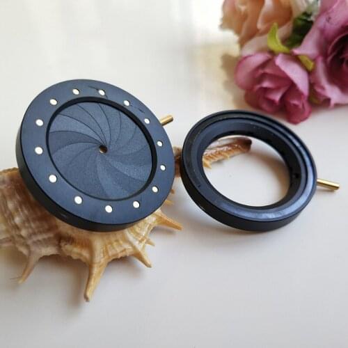 20pcs 1.5-25mm Adjustable Zoom Optical Iris Diaphragm Aperture Condenser with 14 Blades for Digital Camera Microscope Adapter