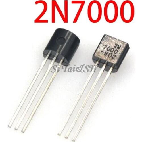 20PCS 2N7000 TO92 Small Signal MOSFET 200 mAmps, 60 Volts N-Channel TO-92 Original and new
