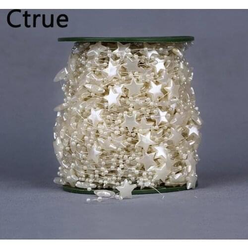 60meters Artificial Beads Chain Garland Flowers wedding centerpieces new year christmas tree decoration Party Decorations