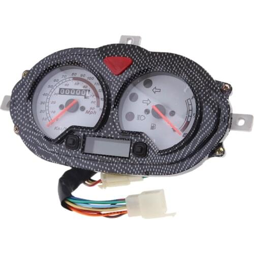9'' 7 Pins Plug Speedometer Dash Instrument Clusters for CPI POPCORN, HUSSAR