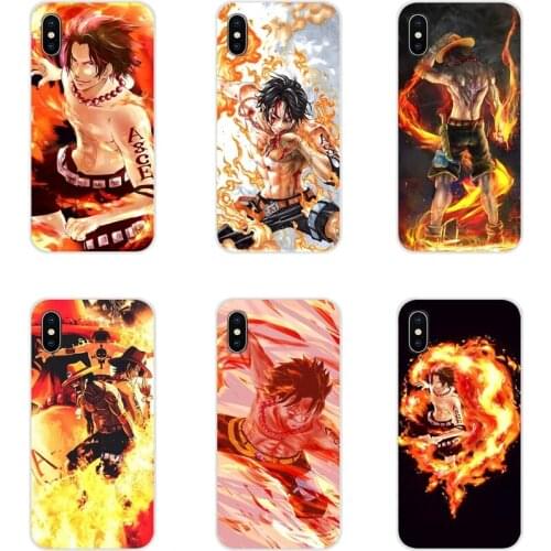 One Piece Portgas D. Ace anime For Samsung Galaxy A3 A5 A7 A9 A8 Star A6 Plus 2018 2015 2016 2017 Accessories Phone Shell Covers