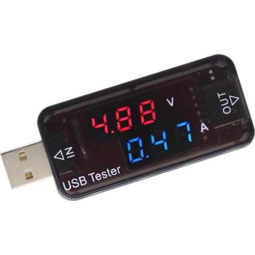 USB Meter, Digital Multimeter USB 3.3-30V 0-5A Electrical Tester, Capacity Voltage, Current Power Meter Detector Reader