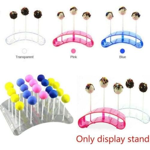 20 Holes Cake Pop Lollipop Holder With Shelf Diy Baking Tools Display Holder Lollipop Stick Diy Bakeware Cake Home Kitchen Tools