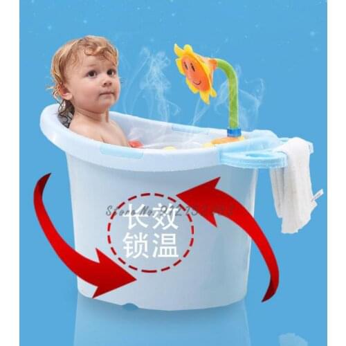 Childrens Bath Tub Large Baby Bath Tub Baby Bath Tub Thickening Can Sit Bath Tub Bath Tub Newborn Supplies