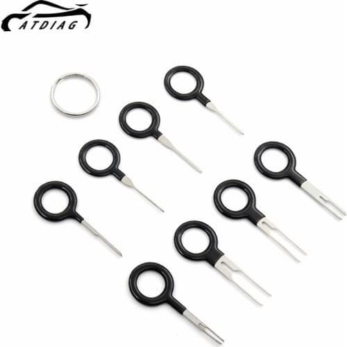 Hot Sale 8pcs Connector Pin Removal Auto Car Plug Circuit Board Wire Harness Terminal Car Terminal Removal Kit