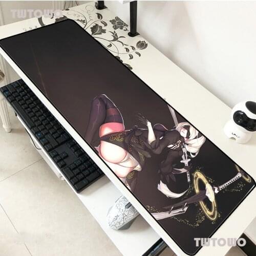 NieR Automata Mouse Pad 900x400mm Pad To Mouse Long Notbook Computer Mousepad Fashion Gaming Padmouse Gamer Keyboard Mouse Mats