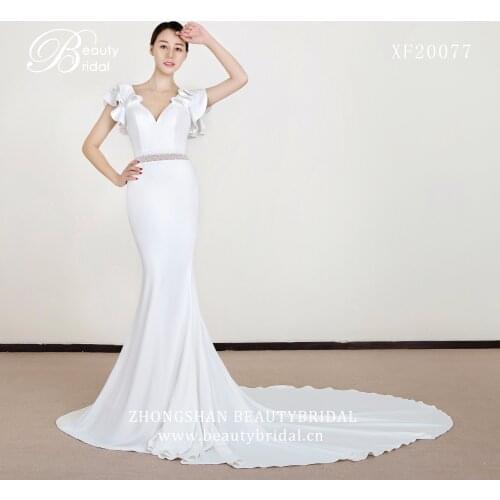 Beautybridal Custom made Good Quality Wedding Dresses with Vestido De Novias 2021 Wedding Dress XF20077