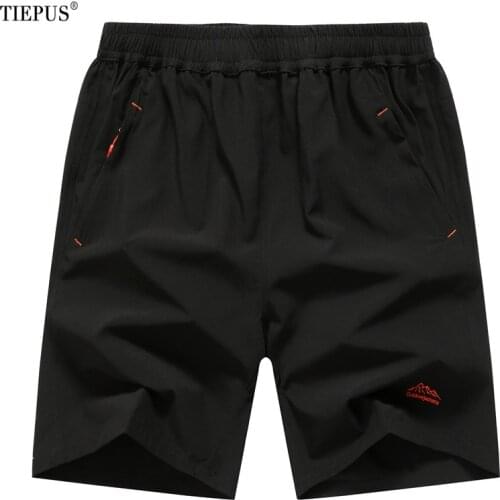 Plus Size 6XL,7XL,8XL,9XL Summer Solid Leisure Men Shorts Casual Quick-Drying Short Trousers Loose Elastic Waist Short