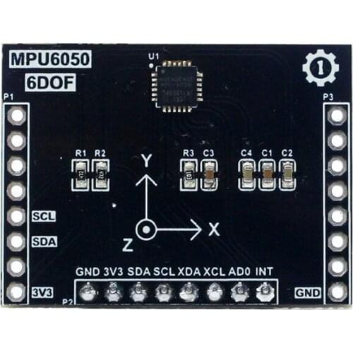 MPU6050 Three-dimensional Angle Sensor 6DOF Three-six-axis Accelerometer Electronic Gyroscope