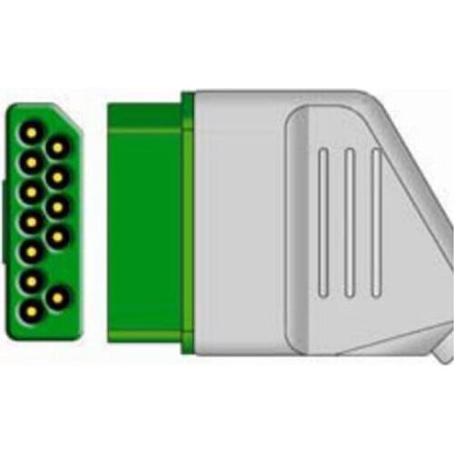 Nihon kohden 12pin ECG Connector ECG CABLE spare parts plug