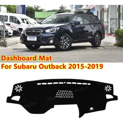 For Subaru Outback 2015-2019 Anti-Slip Mat Sunshade Dashmat Protect Carpet Dashboard Cover Pad Accessories