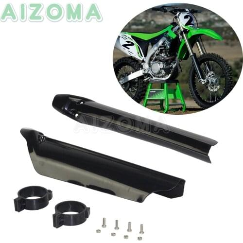 Dirt Bike Motocross Front Fork Guard MX Enduro Tube Protector Cover For Kawasaki Yamaha KLX KLR KX FE TE CRM EXC