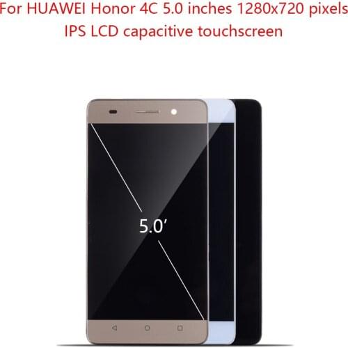 5.0'' LCD For Huawei Honor 4C LCD Display Touch Screen Digitizer Assembly Frame For Huawei Honor 4c LCD CHM-UL00 CHM-TL00H