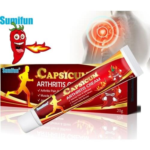 1Box New Sumifun Hot Pepper Cream For Rheumatoid Arthritis joint Knee Pain Relief Capsicum Arthritis Chinese Medicine Ointment
