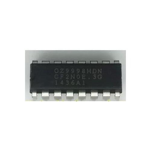 1pcs/lot OZ9998HDN OZ9998BND OZ9998 DIP-16 In Stock
