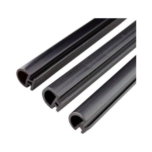 10M 5/6/7mm wide silicone rubber seal Doors and for Windows Seal Strip Soundproofing Collision Avoidance Rubber Seal Collision