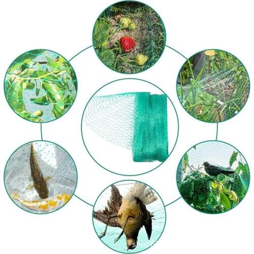 /10m Garden Fence Green Nylon Net Vegetable Plant Trellis Netting Support Nets Bean Plant Climbing Grow Fence Anti-bird Net