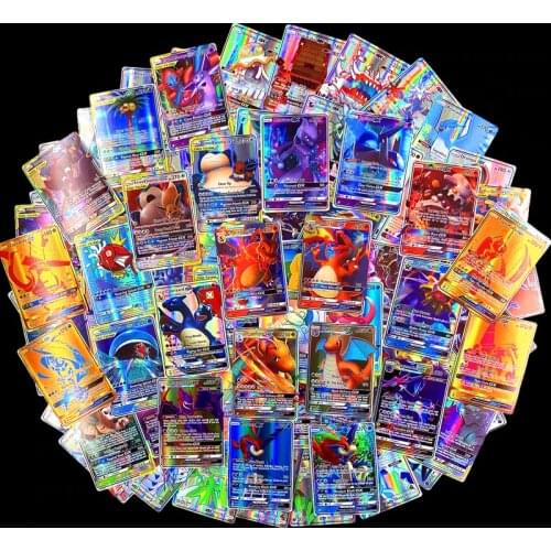 300 Pcs 60pcs Pokemon Cartes GX MEGA Shining Cards Game Battle Carte 100pcs Trading Cards Game Children Pokemons Toy