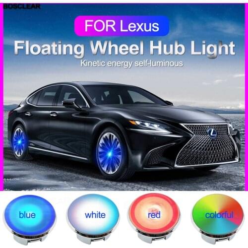 4X Car Floating Wheel Center Covers Hub Led Light Cap Emblem For Subaru Forester Legacy Impreza XV BRZ 2014 15 16 17 MHz H/8A/RF
