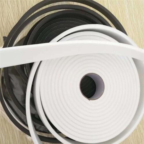 5M Soft Self-adhesive Window Sealing Strip Foam Car Door Seal Noise Insulation Rubber Dusting Sealing Tape Window Accessories