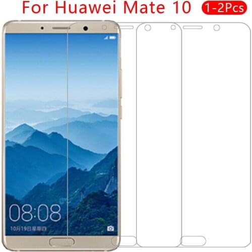 Case for huawei mate 10 cover tempered glass screen protector on mate10 protective phone coque bag made matte 10 accessories 5.9