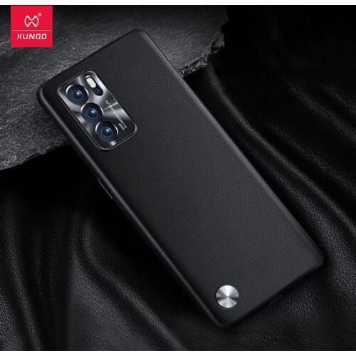 For Reno 6 Pro 6 Pro Plus Case,Xundd Vegan Leather Case Shockproof Shell,Camera&Screen Protective Cover For Oppo Reno 6 Case