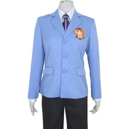 Can be tailored Anime Oran High School Host Club Cosplay Fujioka Haruhi Man Woman Halloween Cosplay School uniform Costume S-3XL