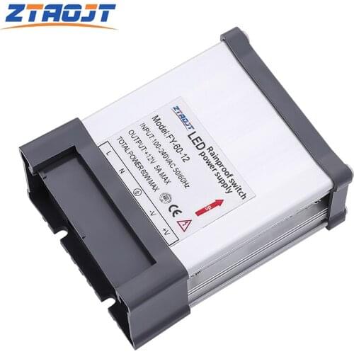 Rainproof Switching Power Supply IP55 220V AC to Transformer DC 60W 100W 150w 250W 350W400W Adapter For LED Strip Light Display