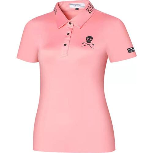 Golf apparel new MARK&LONA ladies summer golf T-shirt comfortable breathable fashionable quick-drying sports sleeveless T-shirt