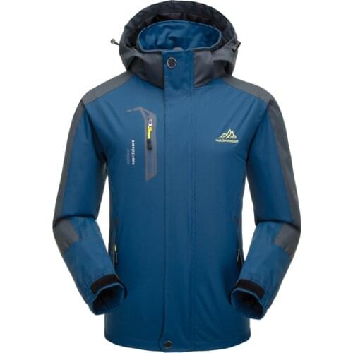 New Spring Autumn Mens Softshell Hiking Jackets Male Outdoor Camping Military Trekking Climbing Coat For Waterproof Windproof