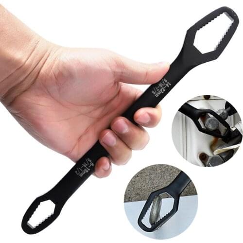 New Universal Torx Wrench Adjustable Glasses Wrench 8-22mm Ratchet Spanner For Bicycle Motorcycle Repairing Multifunction Tools