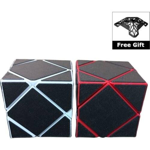 New Qiyi Magic Mirror Cube 3D Printing Skew Cube Speed Puzzle Cubing Professional Learning Cubo Toys For Children Adults Gift