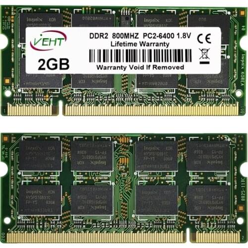 Wholesale 50pcs ddr2 1GB 2GB ram sodimm Laptop Memory PC2-5300 6400 800mhz 667mhz 200pin 1.8V Notebook ddr2 ram memoria ram ddr2