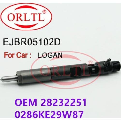 ORLTL new injector OEM 28232251 0286KE29W87 EJBR05102D E JBR0 510 2D common rail fuel nozzle injector \or DACIA