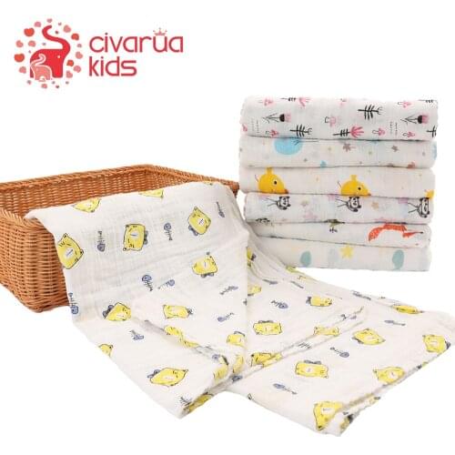 Baby Swaddle Blanket Unisex Swaddle Wrap 100% Cotton Muslin Swaddle Blankets Neutral Receiving Blanket for Boys and Girls
