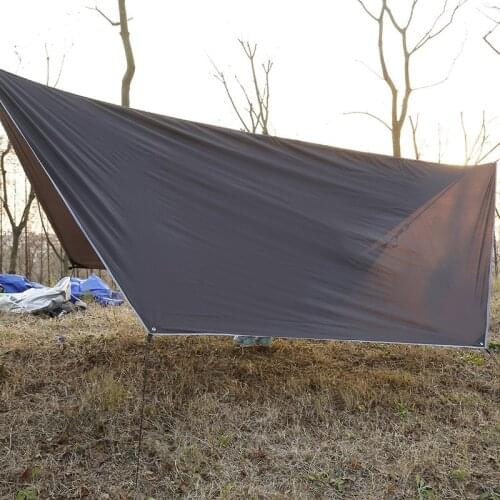 Portable Outdoor Large 3.6x2.8m Anti-UV Sun Shade Cloth Net Water-Resistant Garden Canopy For Outdoor Hammock Accesorries