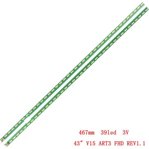 LED backlight strip for LG 43" V15 ART3 FHD R L 43LF6350 43LF5700 43UF6750 43UF6800 43SE3KB 6922L-0145A 6916L2189A 6916L2188A
