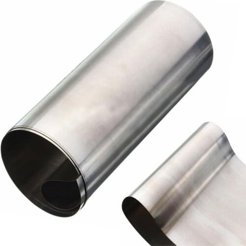 1pc Silver 304 Stainless Steel Fine Plate Sheet Foil 0.1mm*100mm*1000mm