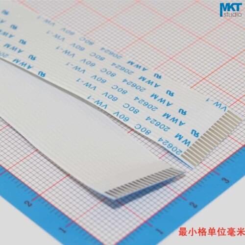 100Pcs 6/10/15cm Length A/B Type 18P 1.0mm Pitch FPC FFC Flexible Flat Cable Wire Same/Opposite Surface