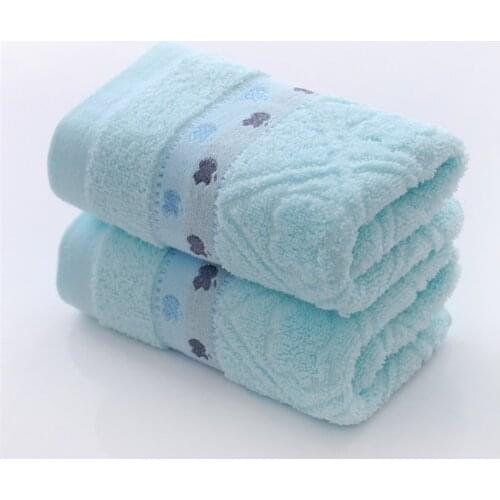 2pcs 100% Cotton 33*72cm Apple pattern Terry Face towel Soft Absorbent Romatic Lovers Towel Gift Bath Accesory towels bathroom