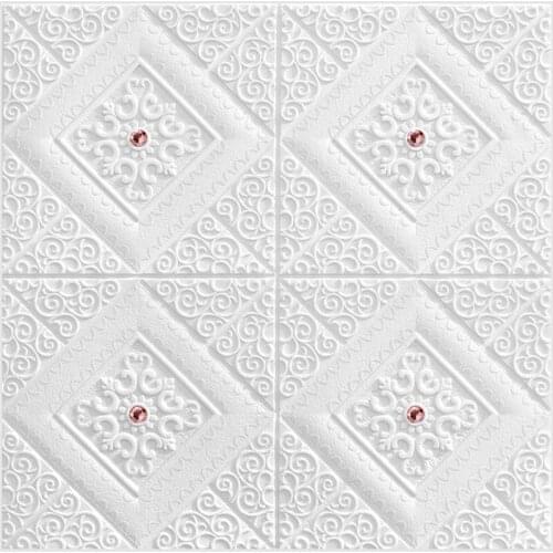 3D Wall Sticker PE Foam 3D Wallpaper DIY Wall Stickers Wall Decor Embossed Brick Stone Living Room Bedroom TV Background