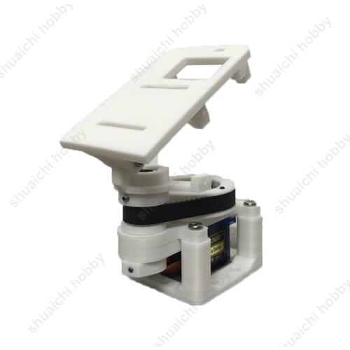 1set 3D Printing 360° Servo Gimbal Anti-winding PTZ Bracket FPV Pan Tilt Camera Shockproof Mount Gimbal for RC FPV Drone Parts