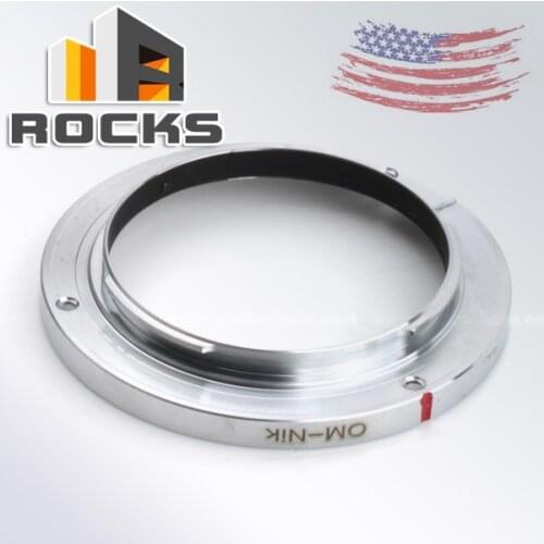 Pixco OM-Nik Focus Infinity 3 Screw Three Screw Lens Mount Adapter Suit For Olympus SLR Lens to Nikon Camera D750 D810 D4S