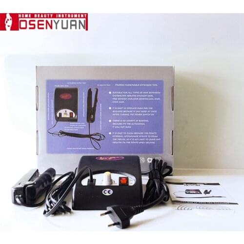 Loof Hair Extension Assistant Ultrasonic Connector Iron Machine Professional Hair Salon Tools Digital Not Hot For Cold Fusion