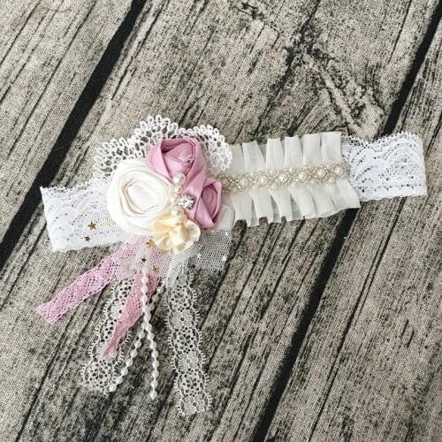 Free Shipping Newborn Birthday Girl Headband Photo Prop