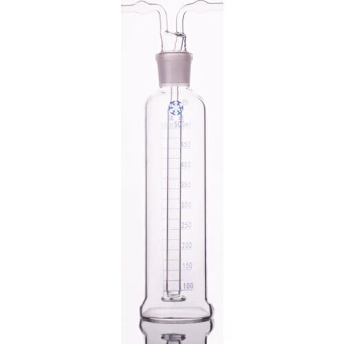Monteggia gas washing bottle ,Capacity 500ml,Ground mouth 29/32,Lab Glass Gas Washing Bottle muencks,Shisha hookah